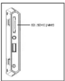 INTENSO 8" Media Artist - 4) Wkładanie kart pamięci | Podłączanie nośników pamięci USB - 1