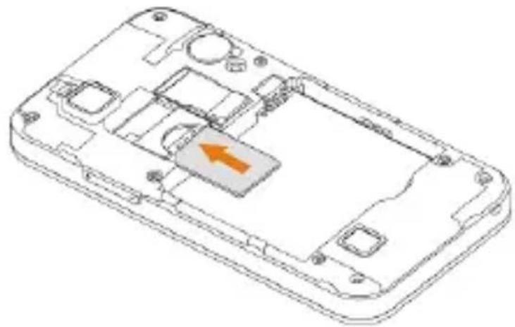 ZTE ATLAS W - Einsetzen der SIM-Karte - 1