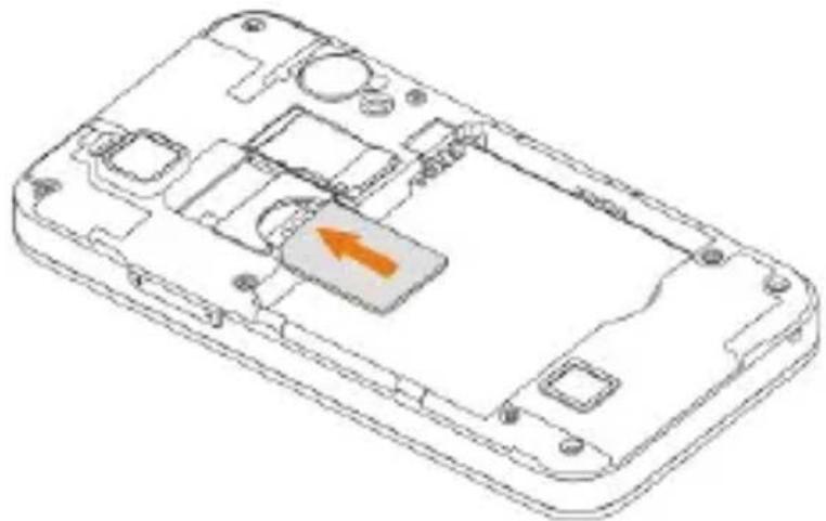 ZTE ATLAS W - Поставяне на SIM карта - 1