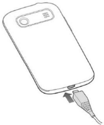ZTE Kis Pro - Зареждане на батерията - 1