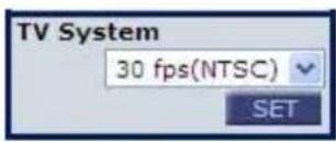 TV System 30 fps(NTSC) SET