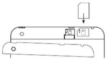 Diagram showing a device with labeled parts and an arrow indicating direction, likely illustrating a process or assembly.