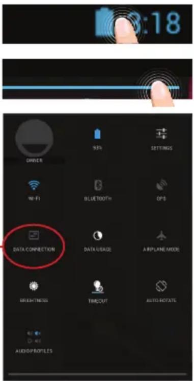 3:18 OWNER 93% SETTINGS Wi-Fi BLUETOOTH GPS DATA CONNECTION DATA USAGE AIRPLANE MODE BRIGHTNESS TIMEOUT AUTO ROTATE AUDIO PROFILES