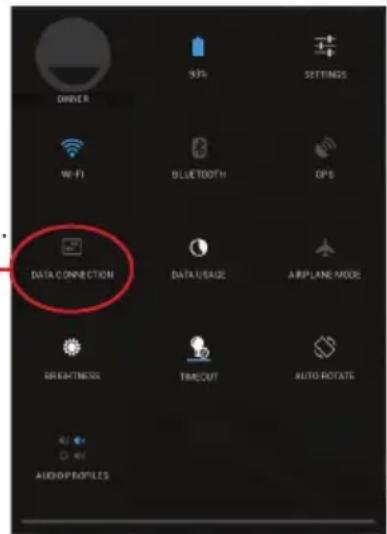 OWNER 93% SETTINGS Wi-Fi BLUETOOTH OPB DATA CONNECTION DATA USAGE AIRPLANE MODE BRIGHTNESS TIMEOUT AUTO ROTATE AUDIO PROFILES