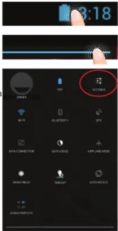 3:18 POTENZA 95% IMPOSTAZIONI WiFi BLUETOOTH GPS CONNESSIONE DATI UTILIZZO DATI MODALITÀ AEREO LUMINOSITÀ TIMEOUT ROTAZIONE AUTOMATICA PROFILI AUDIO
