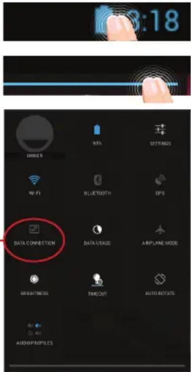 3:18 ABENDESSEN WiFi BLUETOOTH GPS DATENVERBINDUNG DATENNUTZUNG FLUGZEUGMODUS HELLIGKEIT TIMEOUT AUTOMATISCH DREHEN AUDIOPROFILE