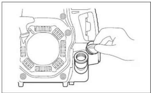 MAKITA EM4351UH - Olieverversen: "Olievuldop" - 2