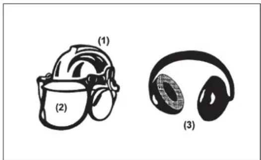 Three labeled illustrations of headphones (1, 2, 3) showing different head designs without any text or symbols.