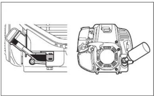 Technical line drawings of mechanical components, including a lever and housing (no text or symbols)