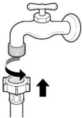 LG FH4B8TDA7 - Connecting screw-type hose to tap with thread - 1