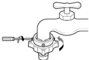 LG FH4B8TDA7 - Connecting one touch type hose to tap without thread - 3