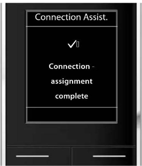Connection Assist. ✓ Connection - assignment complete