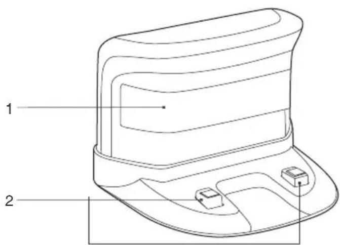 ECOVACS D45 - 제품 각 부위의 명칭 - 3