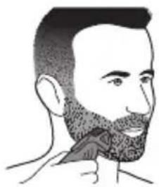 PHILIPS Multigroom QG3341 - Beard and stubble comb (1-18mm) - 1