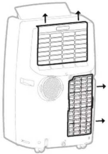 HONEYWELL MN10CESWW - Manutenção do filtro de ar: - 1