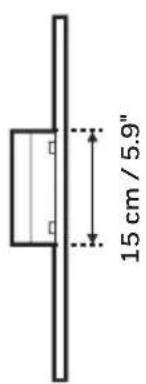 15 cm / 5.9"