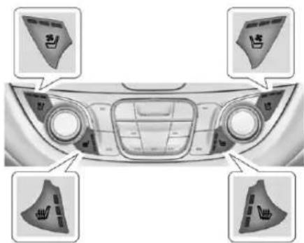CHEVROLET Malibu (2016) - Siègeschauffantset aérés - 1