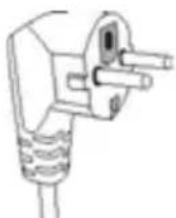 Foster 7151 000 - Two-round-pin plug - 1