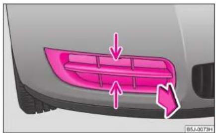 SKODA Fabia (2007) - Oeillets de remorquage avant - 1