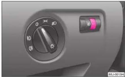 SKODA Fabia (2007) - Régulation de la portée des phares principaux - 1