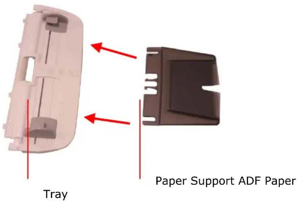 Tray Paper Support ADF Paper