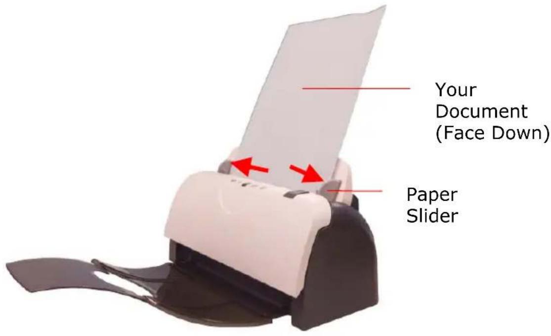 Your Document (Face Down) Paper Slider