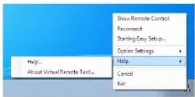 NEC PA671W - Consultation du fichier d'aide de Virtual Remote Tool - 1