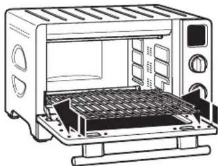 KITCHENAID KCO273SS - Adjusting the rack position - 2