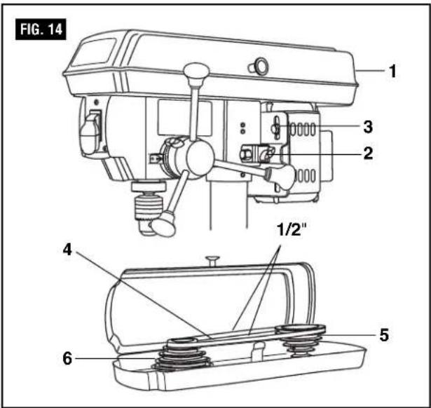 FIG. 14 1 2 3 4 5 6 1/2"