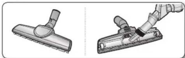 SAMSUNG Super TwinChamber VCC88B0H1K - BROSSE POUR PARQUET (EN OPTION) - 1
