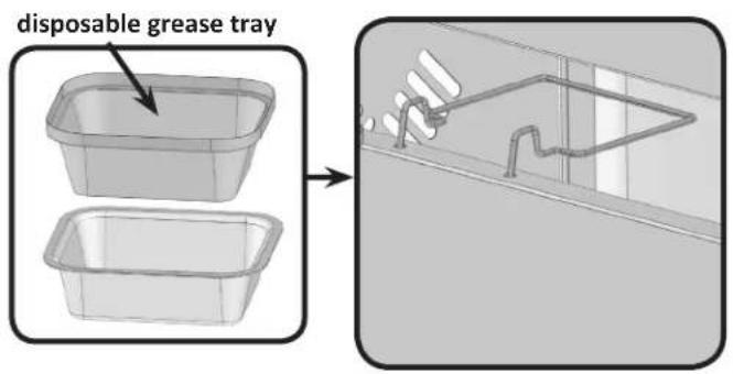 disposable grease tray