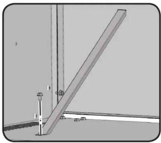 Napoleon LA300RBN - Installation des roulettes / support - 7
