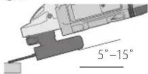 5°-15°