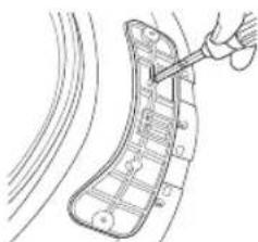 SAMSUNG DV457EVGSWR - INVERSION DU HUBLOT - 8