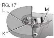 DEWALT D28115N - ASSEMBLAGE DU CAPOT PROTECTEUR FERMÉ (TYPE 1) (FIG. 17, 18) - 1