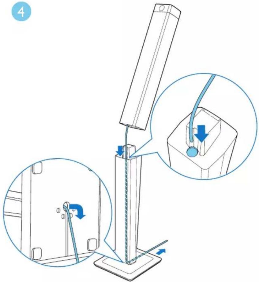 Technical diagram illustrating a mechanical assembly with labeled components and directional arrows indicating motion or force.