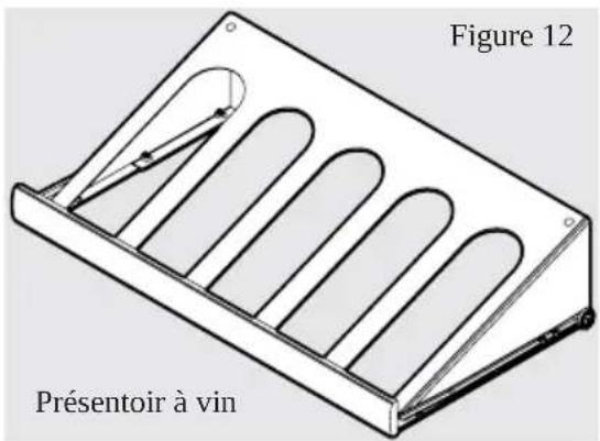 Figure 12 Présentoir à vin