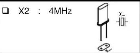 X2 : 4MHz