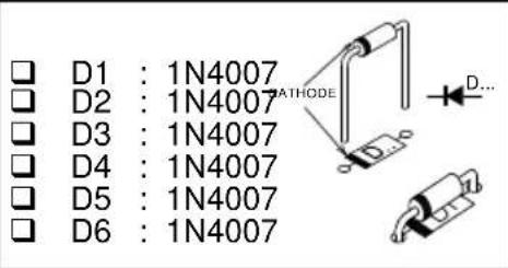 VELLEMAN K8023 - Assembly of the receiver PCB : P8023R - 1