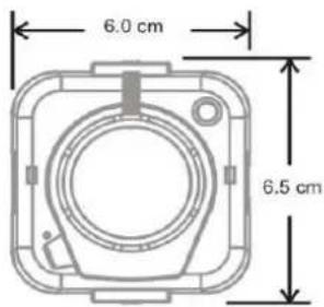 6.0 cm 6.5 cm