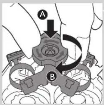 A B