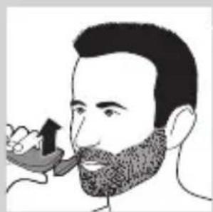 PHILIPS Series 5000 S5330 - Using the beard styler attachment with comb - 3