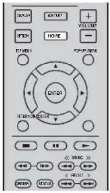 YAMAHA BRX-750 - Basic operation using HOME/MEDIA menu - 3