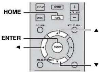 HOME ENTER RETURN ON/OFF/ON/OFF ENTER VOLUME SETUP OPTION HOME 300 WMU 300-UP WMU