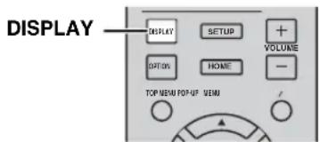 DISPLAY DISPLAY SETUP + VOLUME OPTION HOME - TOP MENU POP-UP MENU /