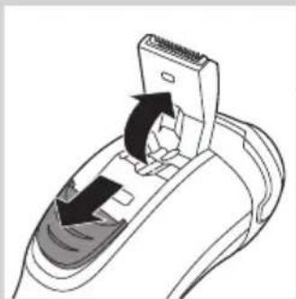 HAIER WDNS115BWG - Cleaning the trimmer with the cleaning brush (PT919/PT866/PT860/PT845/PT739/PT737/PT731 only) - 1