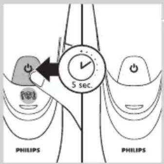 5 sec. PHILIPS PHILIPS