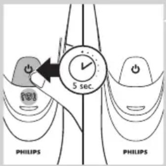 5 sec. PHILIPS PHILIPS