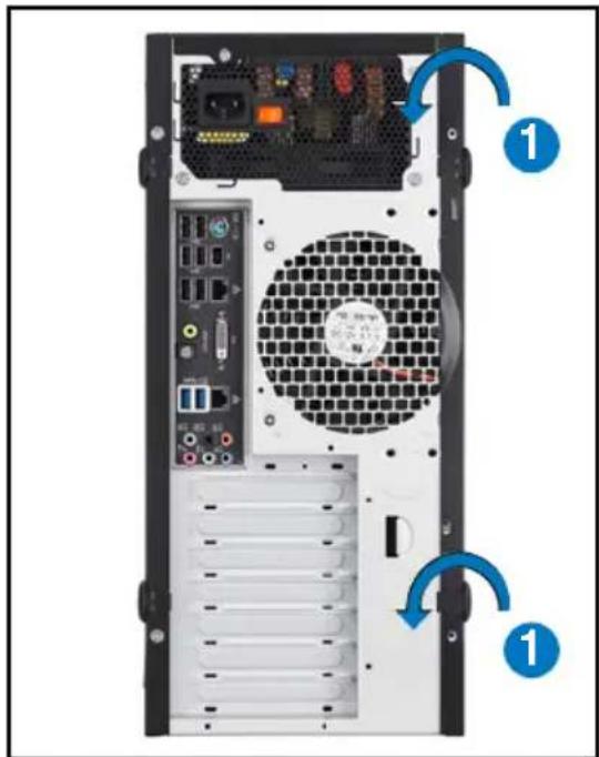 ASUS ESC500 G2 - 移除机箱左侧板 - 2