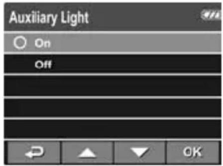 Auxiliary Light On Off OK